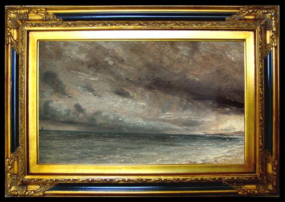framed  John Constable Stormy Sea,Brighton 20 july 1828, Ta015-2